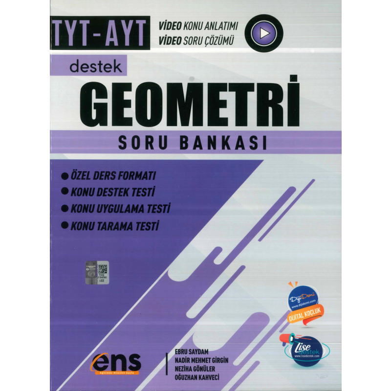 TYT AYT Geometri Destek Soru Bankası ENS Yayıncılık