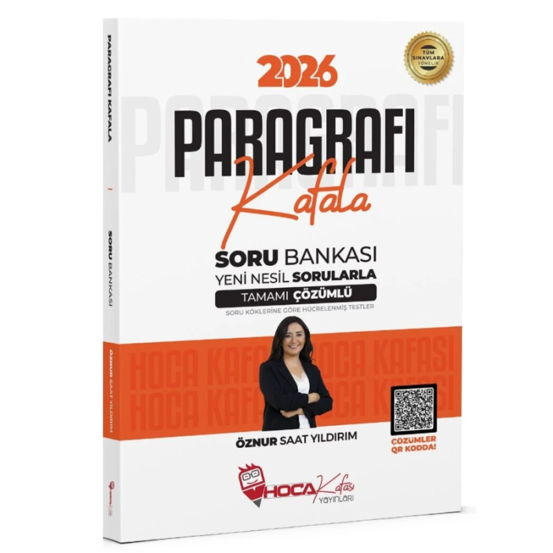 2026 Soyut Paragraf Soru Bankası Çözümlü Öznur Saat Yıldırım Hoca Kafası Yayınları