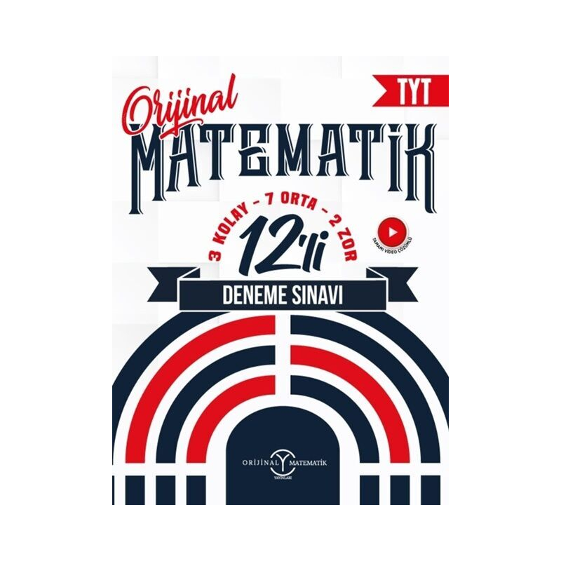 TYT Matematik 12 li Deneme Sınavı Orijinal Yayınları