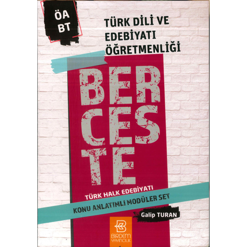 BERCESTE TÜRK HALK EDEBİYATI KONU ANLATIMI MODÜLER SET