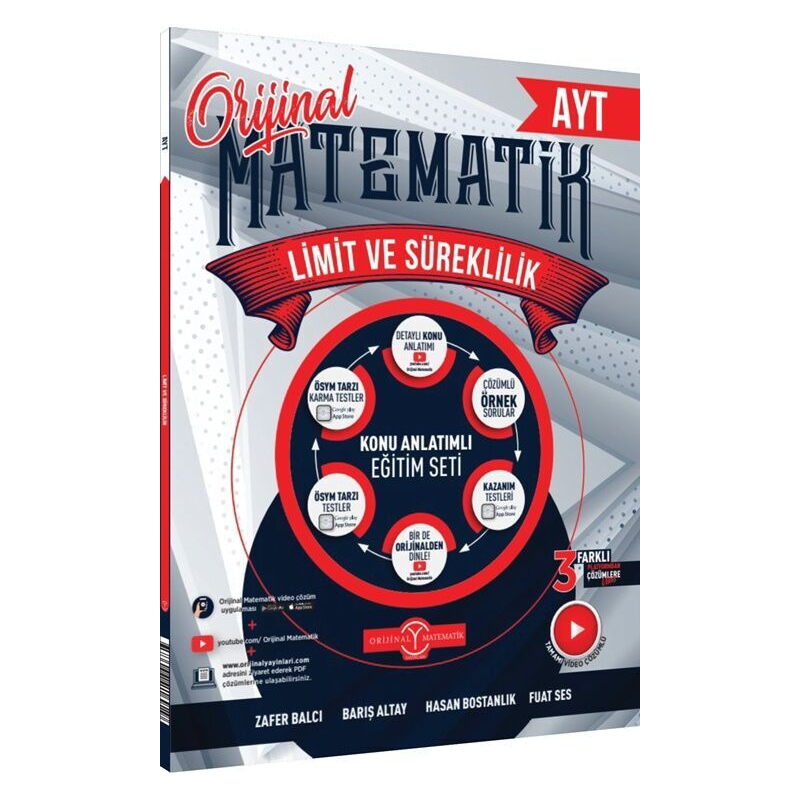 AYT Matematik Limit ve Süreklilik Konu Anlatım Testi Orijinal Yayınları