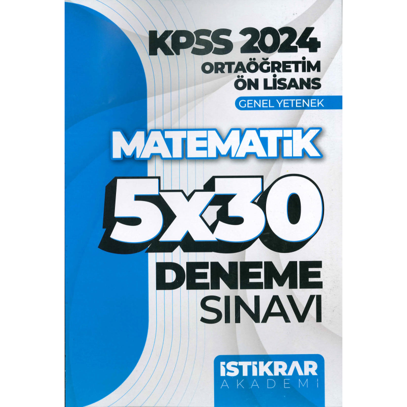 MATEMATİK 5*30 DENEME SINAVI