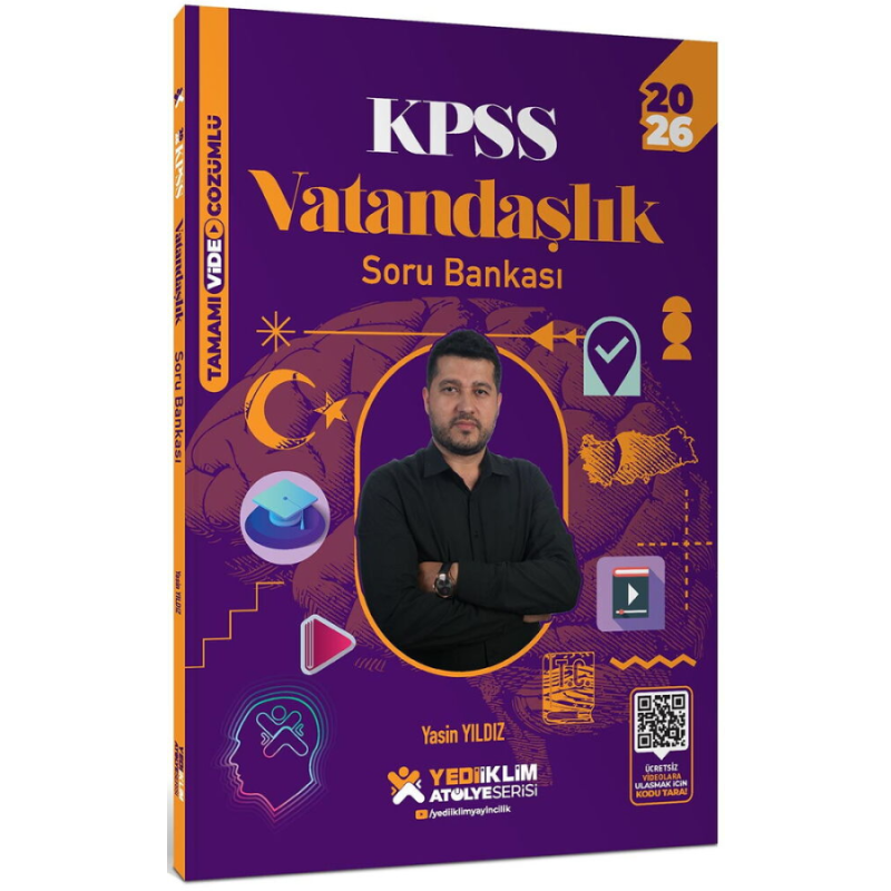 2026 KPSS Vatandaşlık Atölye Soru Bankası Çözümlü Yediiklim Yayınları