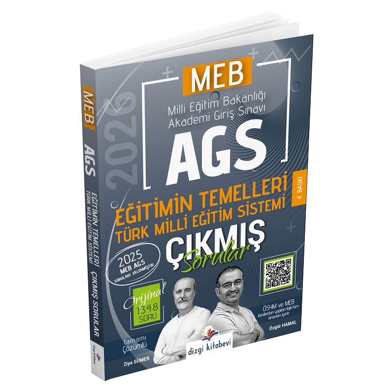 2026 MEB-AGS Eğitimin Temelleri ve Türk Milli Eğitim Sistemi Çıkmış Sorular Çözümlü Dizgi Kitap