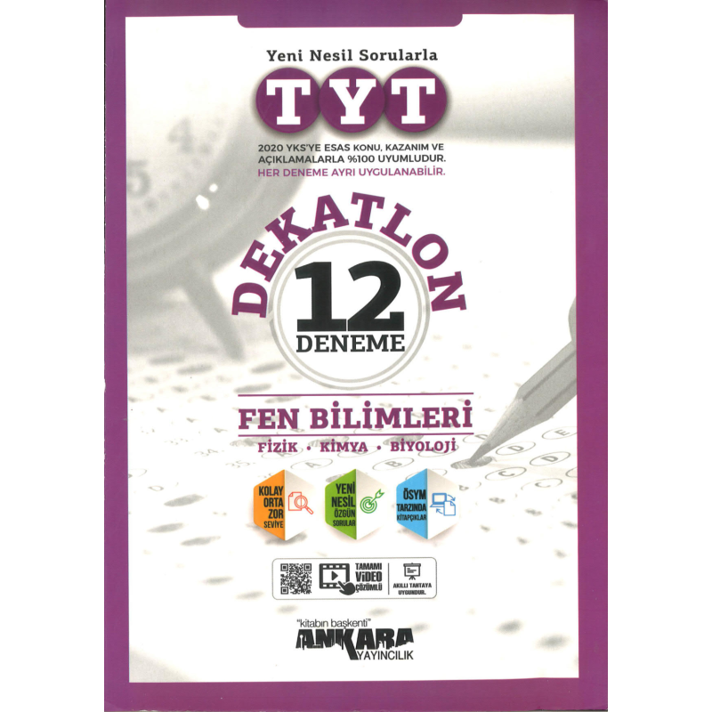 TYT Fen Bilimleri Dekatlon 12 Deneme