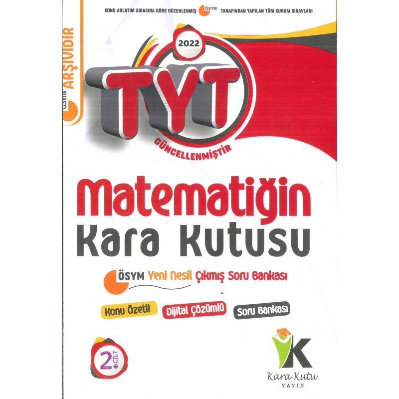 TYT MATEMATİĞİN KARA KUTUSU SORU BANKASI 2. CİLT