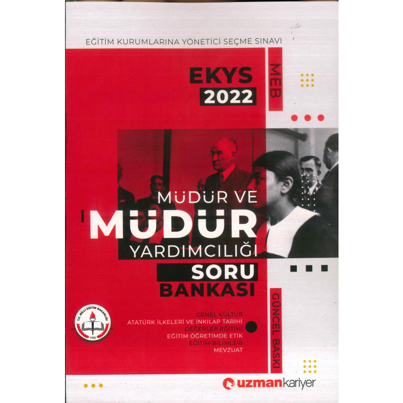 MÜDÜR VE MÜDÜR YARDIMCILIĞI SORU BANKASI
