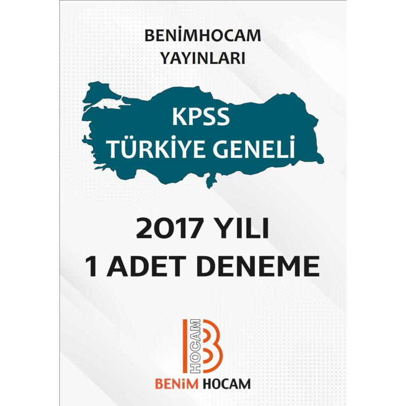 BENİM HOCAM 1 ADET DENEME