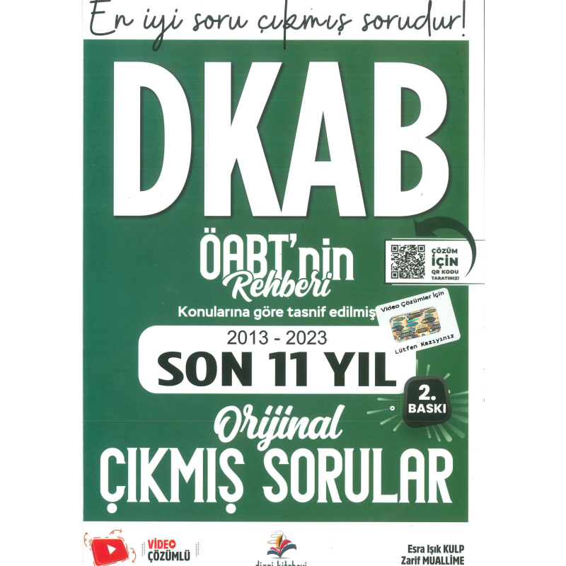 DKAB ÖABT'NİN REHBERİ 2013-2023 ORJİNAL ÇIKMIŞ SORULAR