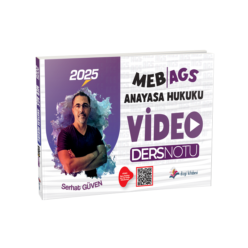 2025 MEB AGS Anayasa Hukuku Video Ders Notu Dizgi Kitap