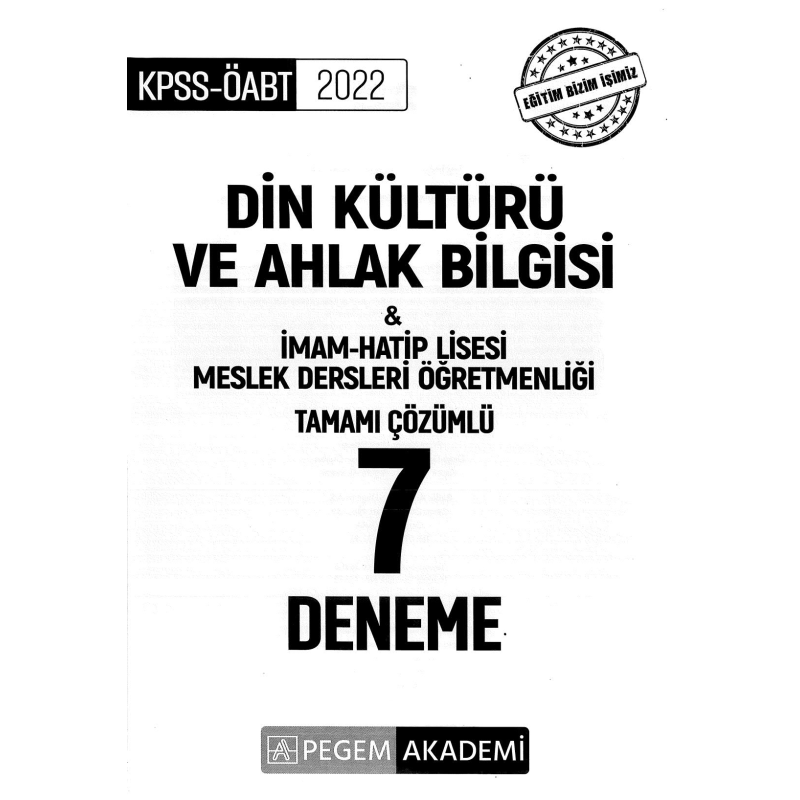 TAMAMI ÇÖZÜMLÜ 7 DENEME