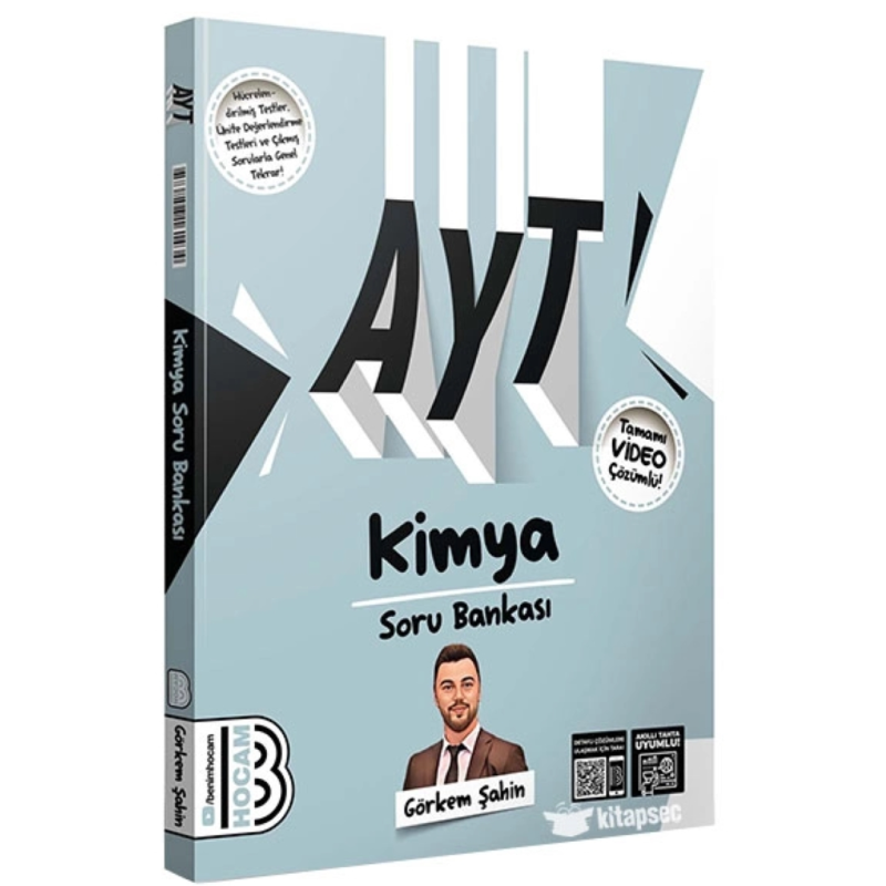 AYT Kimya Tamamı Video Çözümlü Soru Bankası Benim Hocam Yayınları