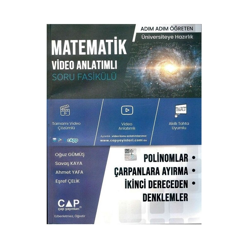 MATEMATİK POLİNOM ÇARP. AYIRMA 2. DERECE DENKLEMLER FASİKÜLÜ