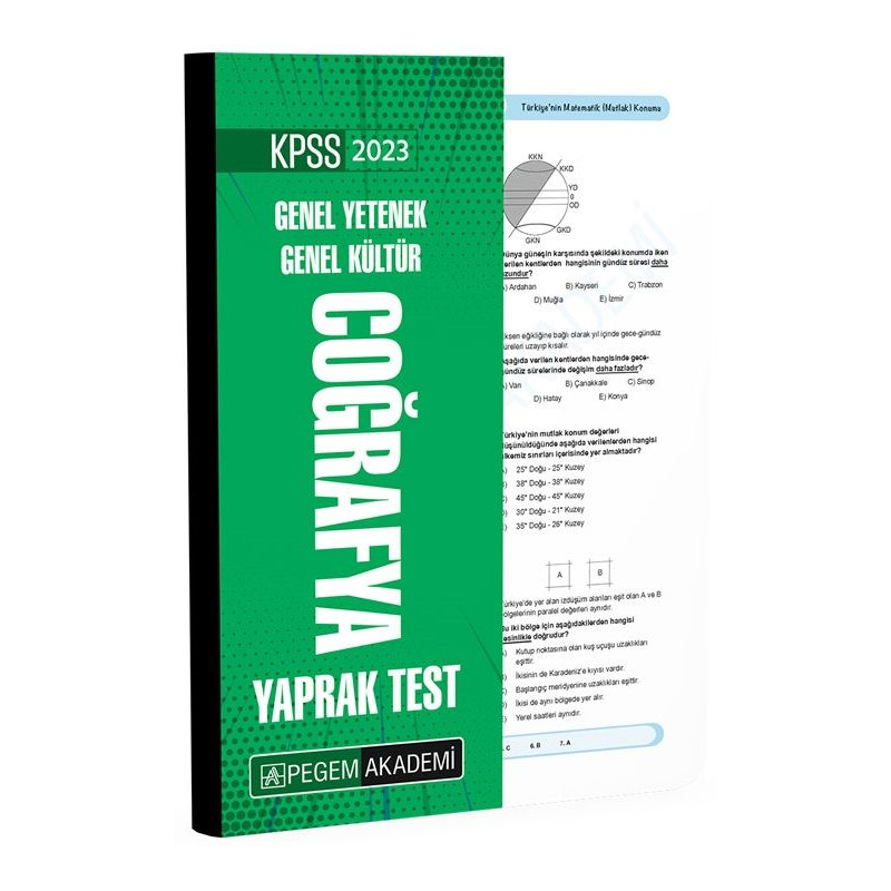 Coğrafya Yaprak Test