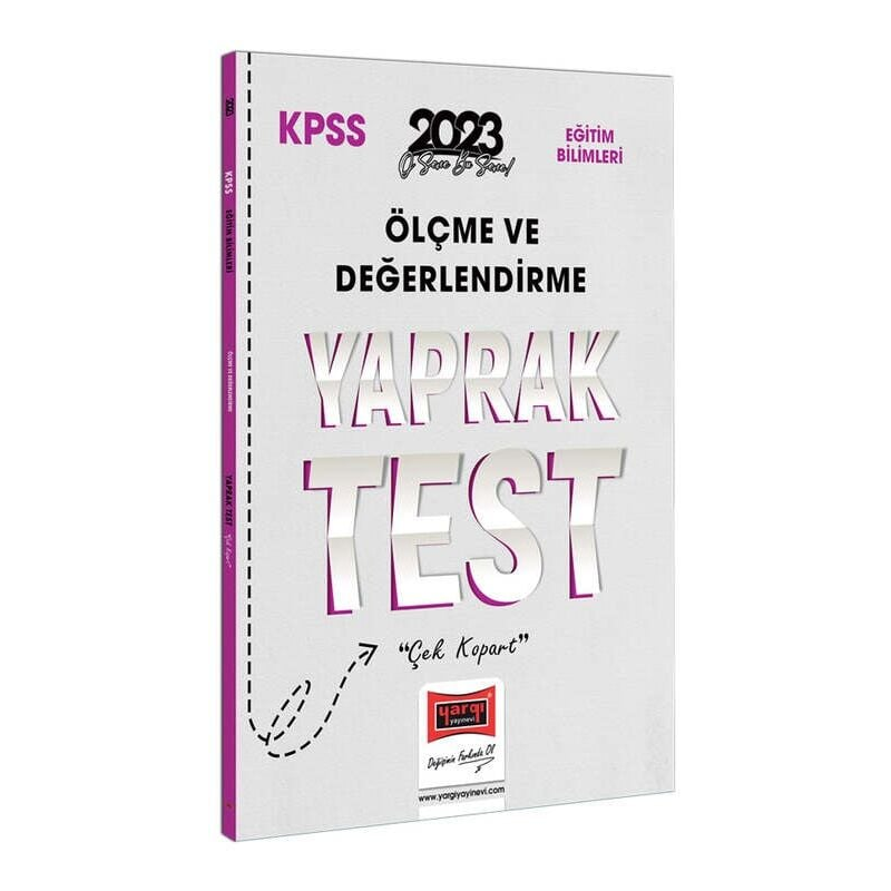 Ölçme ve Değerlendirme Yaprak Test