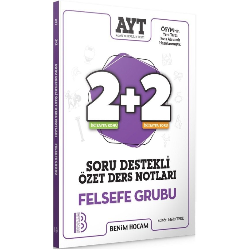 AYT Felsefe Grubu 2+2 Soru Destekli Özet Ders Notları