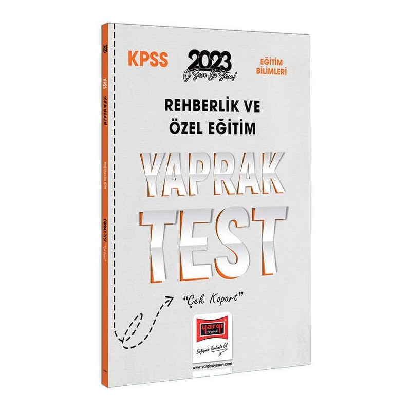 Rehberlik ve Özel Eğitim Yaprak Test