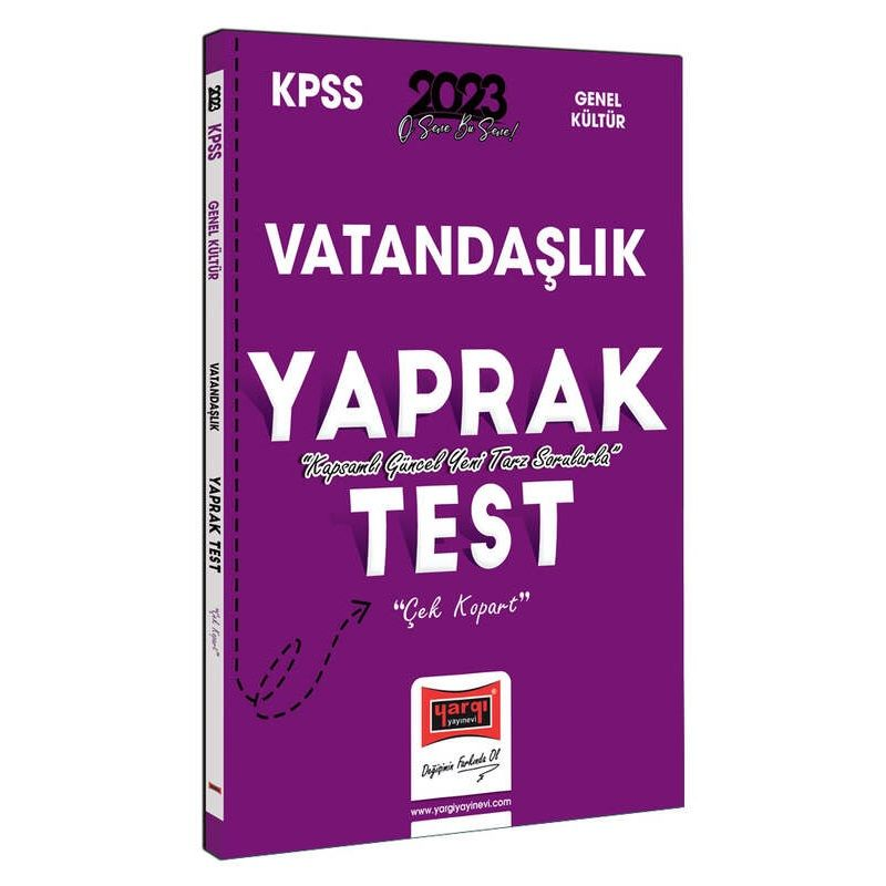 Vatandaşlık Çek Kopart Yaprak Test