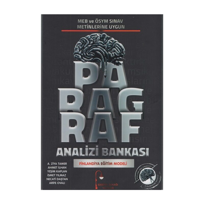 Edebiyat Sokağı Paragraf Analizi Soru Bankası