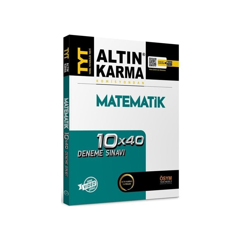 TYT Matematik Komisyondan 10x40 Deneme