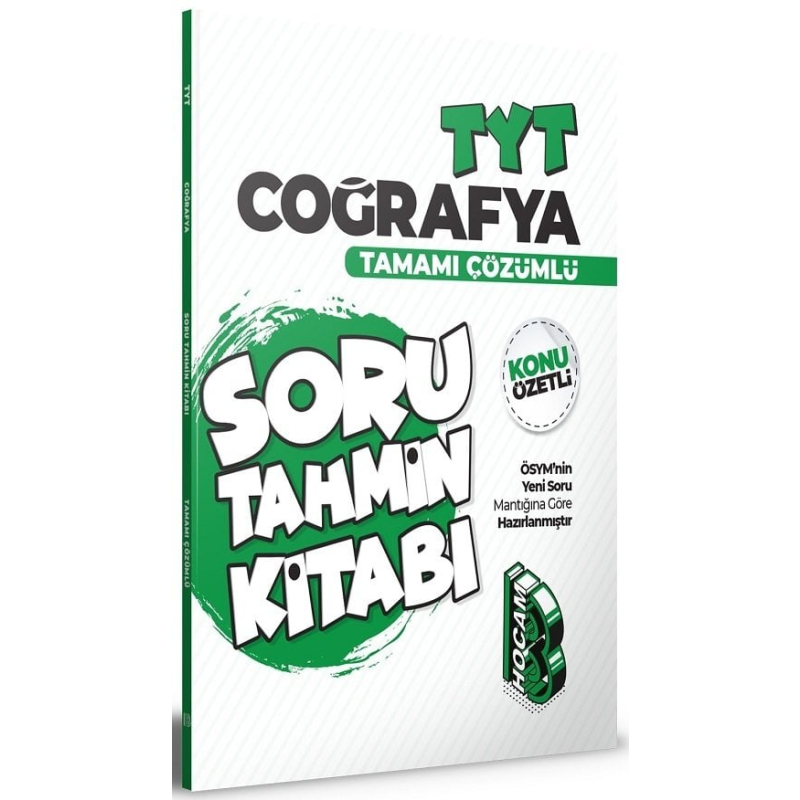 TYT Coğrafya Konu Özetli ve Tamamı Çözümlü Soru Tahmin Kitabı
