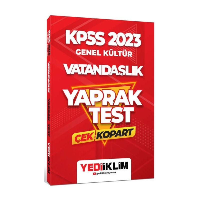 Vatandaşlık Çek Kopart Yaprak Test