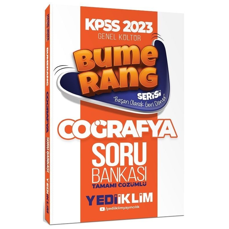 Coğrafya Bumerang Soru Bankası Çözümlü