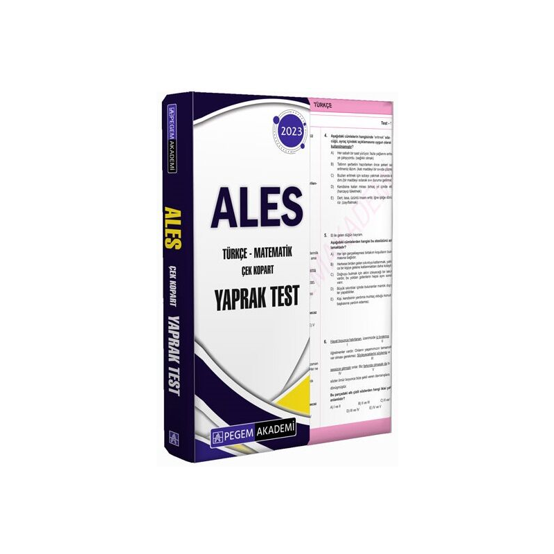ALES Çek Kopart Yaprak Test