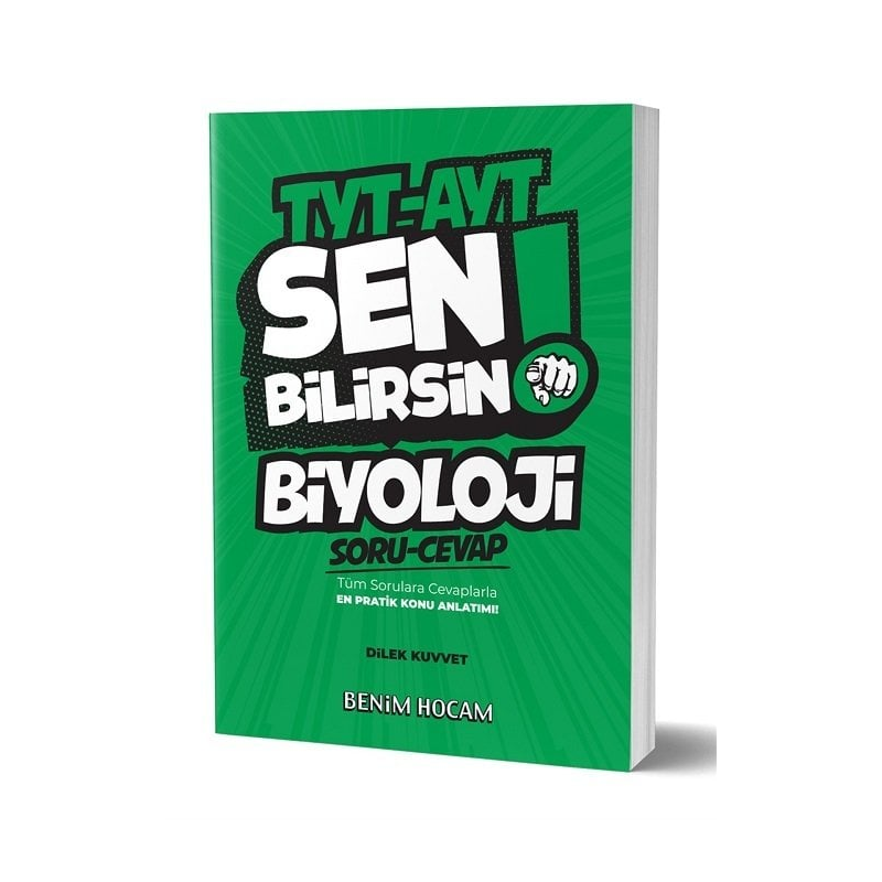 TYT AYT Biyoloji Sen Bilirsin Soru Cevap Kitabı