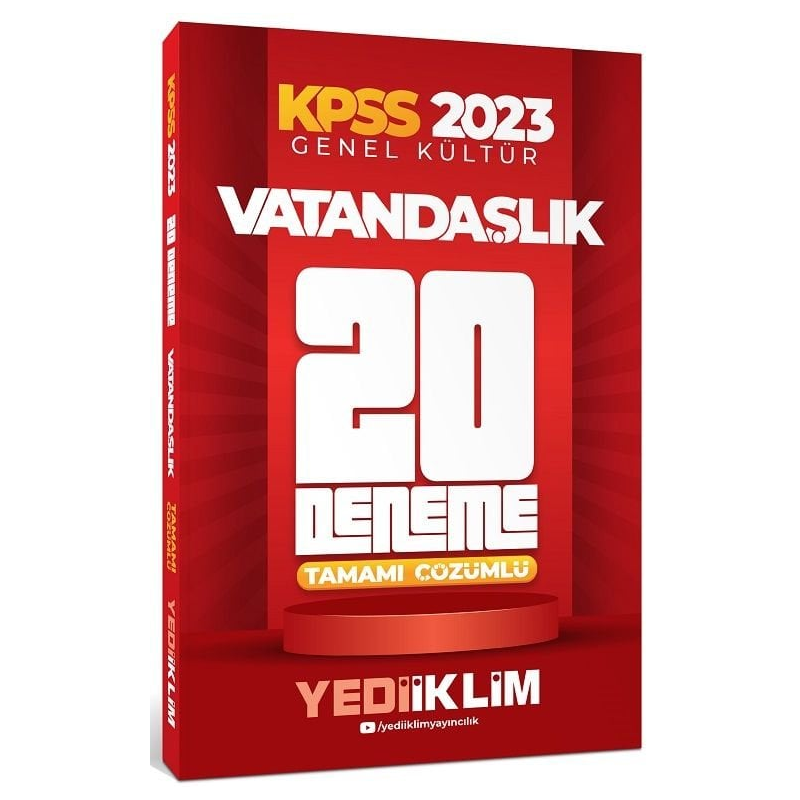 Vatandaşlık Tamamı Çözümlü 20 Deneme