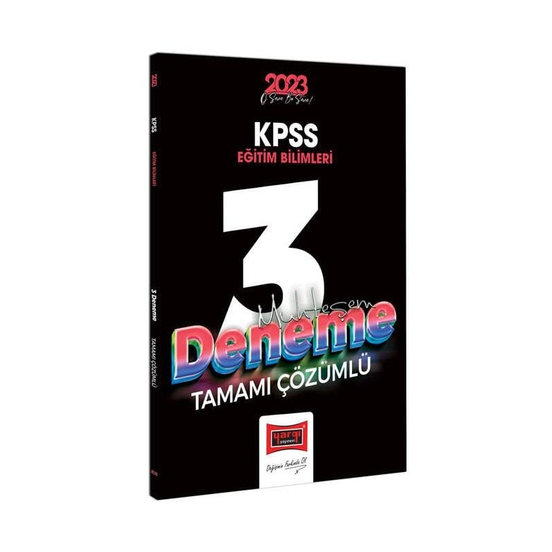 Muhteşem 3 Deneme Sınavı