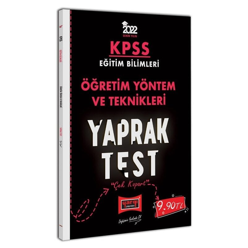 ÖĞRETİM YÖNTEM VE TEKNİKLERİ YAPRAK TEST