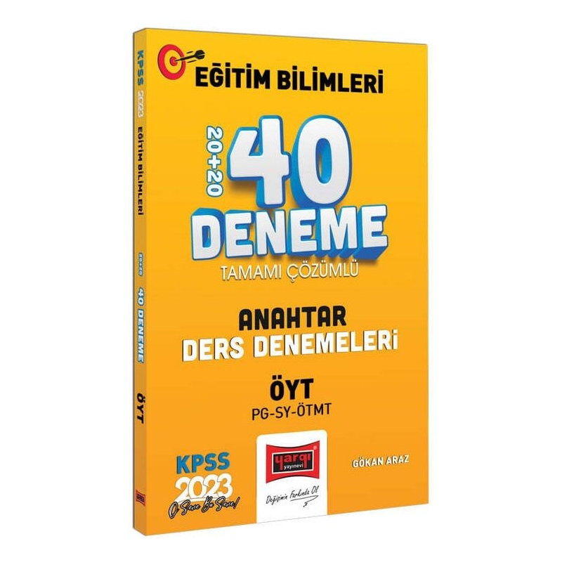 ÖYT ve P.Geliştirme - Sınıf Yön - M.Geliştirme Anahtar Ders Tamamı Çözümlü 40 Deneme