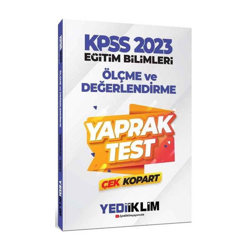 Ölçme ve Değerlendirme Yaprak Test Çek Kopart