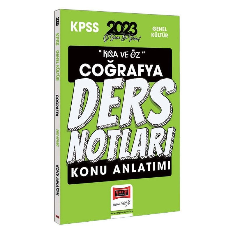 Kısa ve Öz Coğrafya Konu Anlatımı Ders Notları