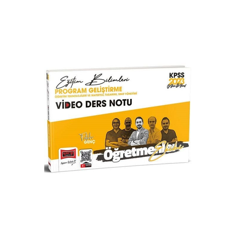 Öğretmenler Ekibi Program Geliştirme - Öğretim Teknolojileri ve Materyal Tasarımı - Sınıf Yönetimi Video Ders Notları