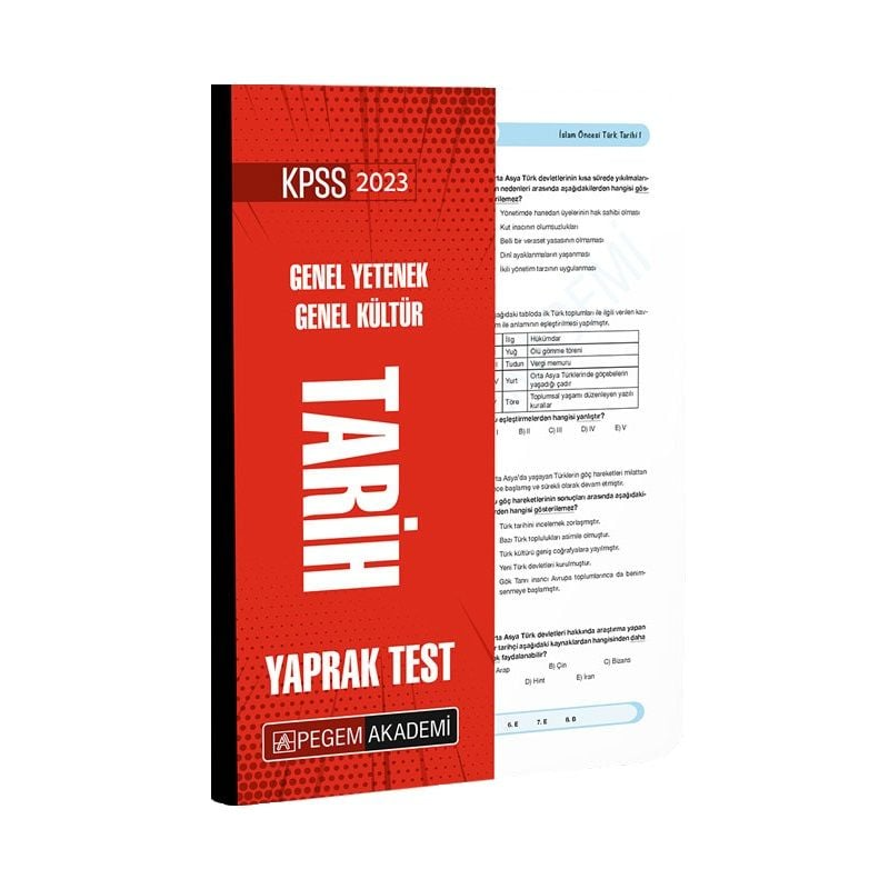 Tarih Yaprak Test