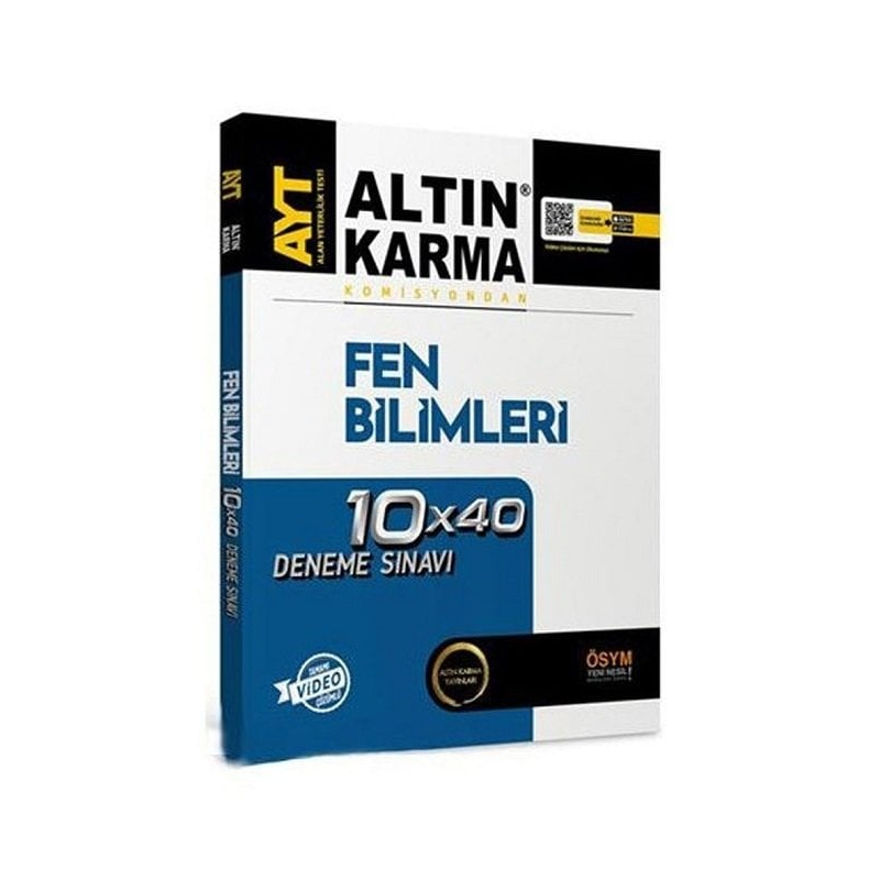 AYT Fen Bilimleri Komisyondan 10x40 Deneme