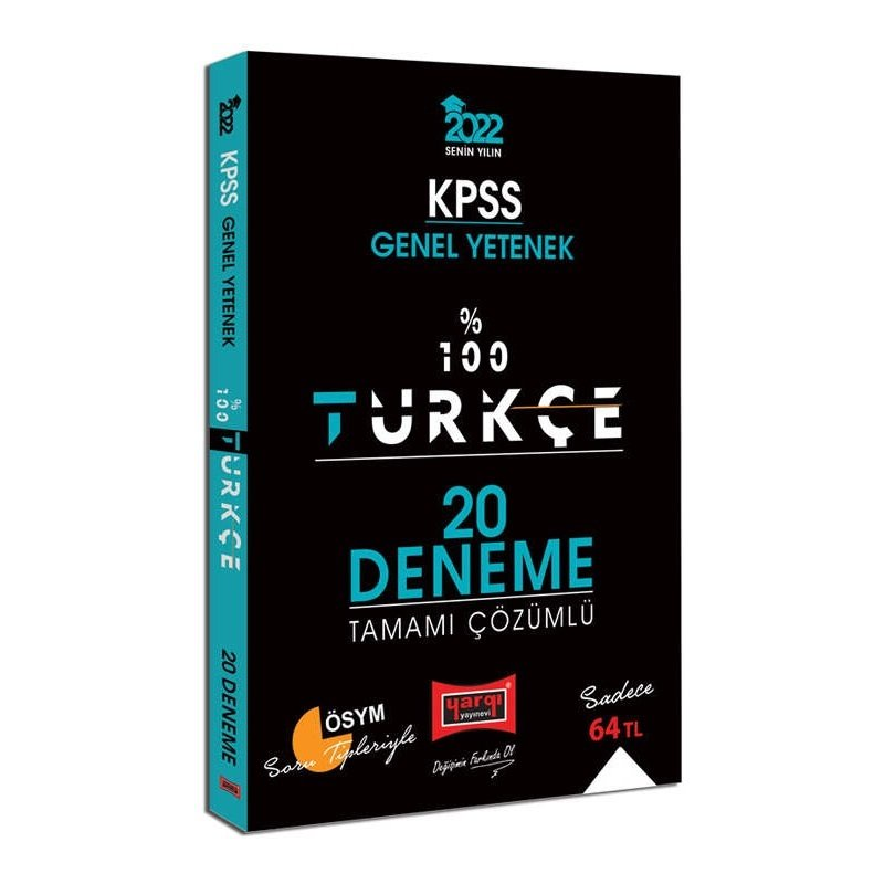 %100 TÜRKÇE 20 ÇÖZÜMLÜ DENEME