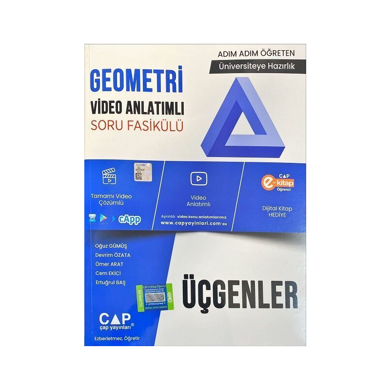 GEOMETRİ VİDEO ANLATIMLI SORU FASİKÜLÜ ÜÇGENLER