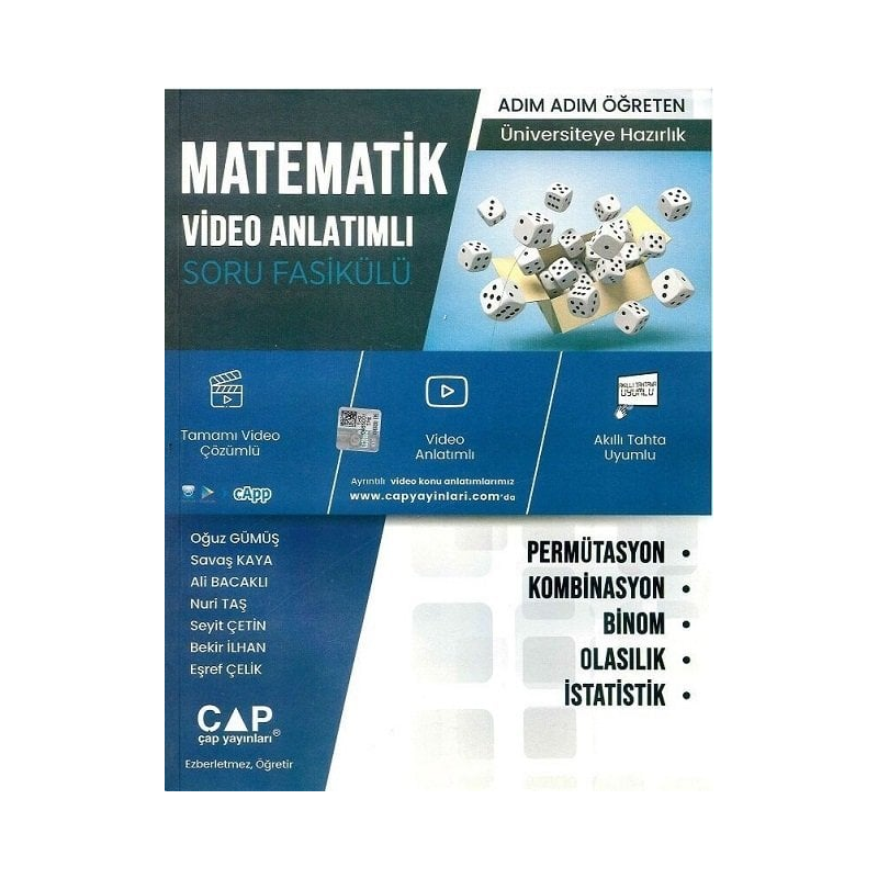 MATEMATİK PERMÜTASYON KOMB. OLASILIK BİNOM İSTATİSTİK FASİKÜLÜ