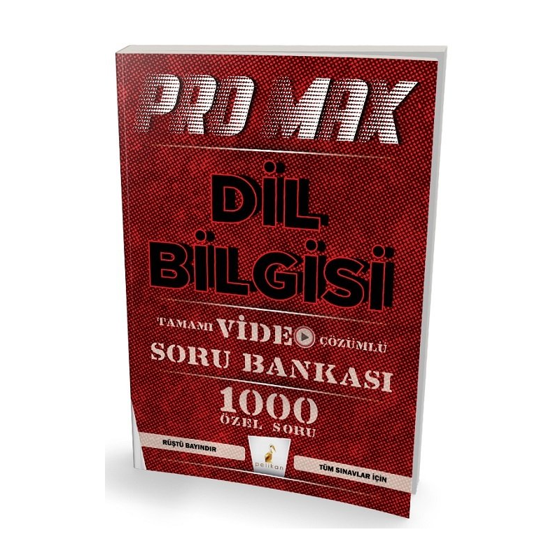 Promax Dil Bilgisi Tamamı Video Çözümlü Soru Bankası