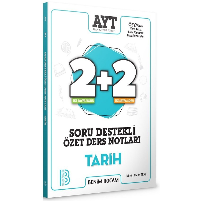 AYT Tarih 2+2 Soru Destekli Özet Ders Notları