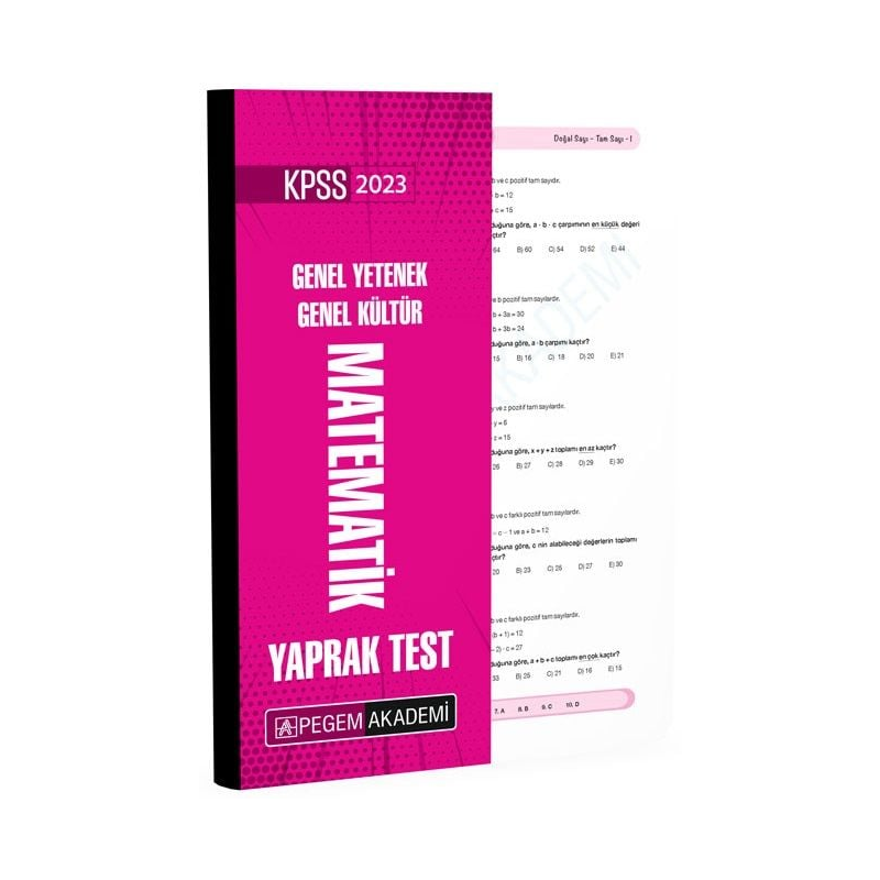 Matematik Yaprak Test