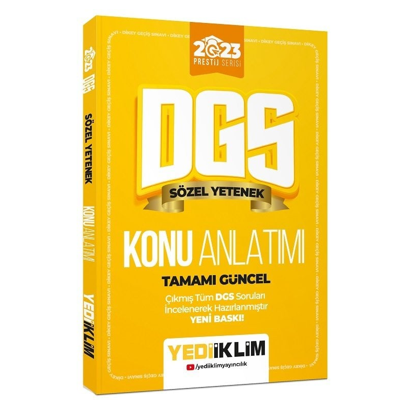 Dgs Sözel Yetenek Konu Anlatımı Prestij Serisi