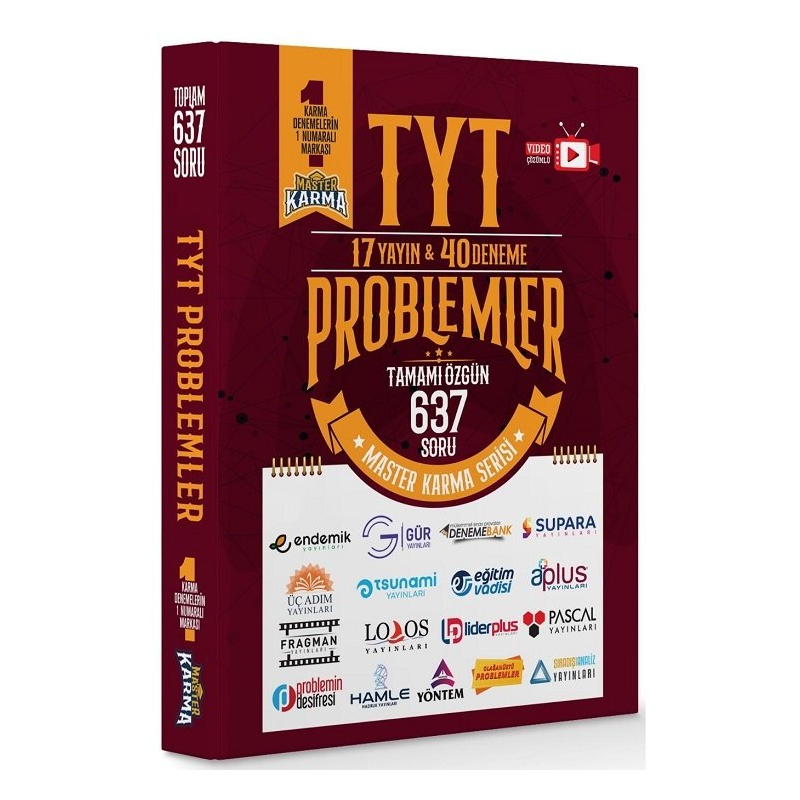 Master Karma YKS TYT Problemler 17 Yayın 40 Deneme
