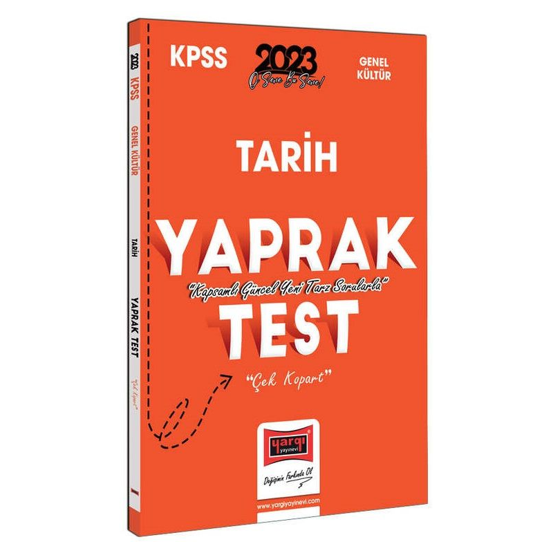 Tarih Çek Kopart Yaprak Test