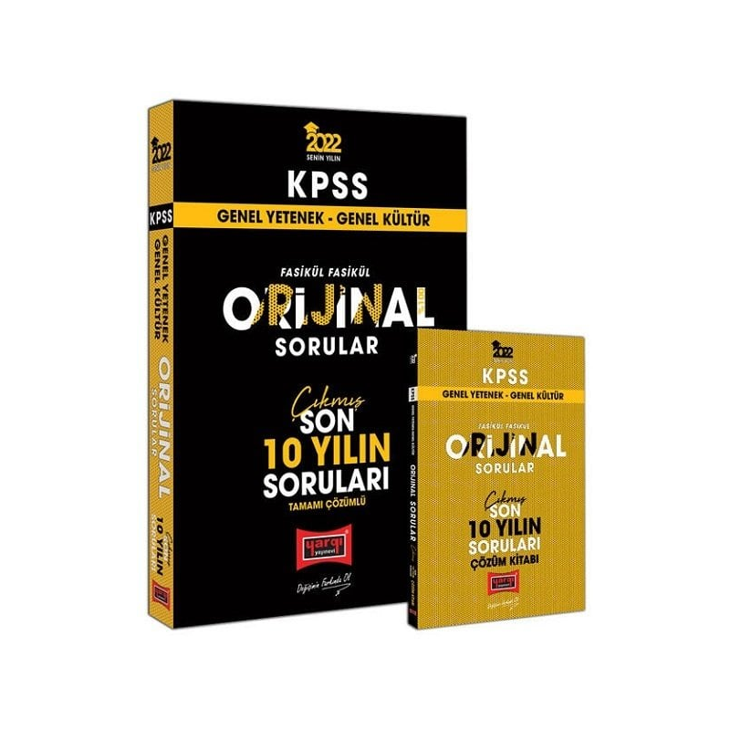 GY GK SON 10 YILIN ORJİNAL SORULAR TAMAMI ÇÖZÜMLÜ