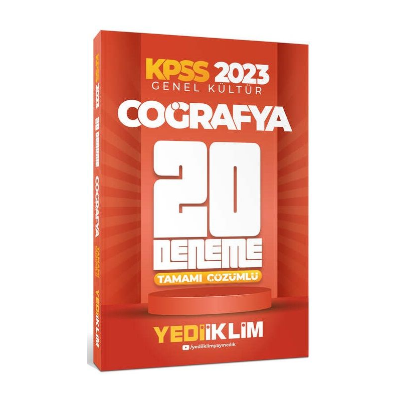 Coğrafya Tamamı Çözümlü 20 Deneme
