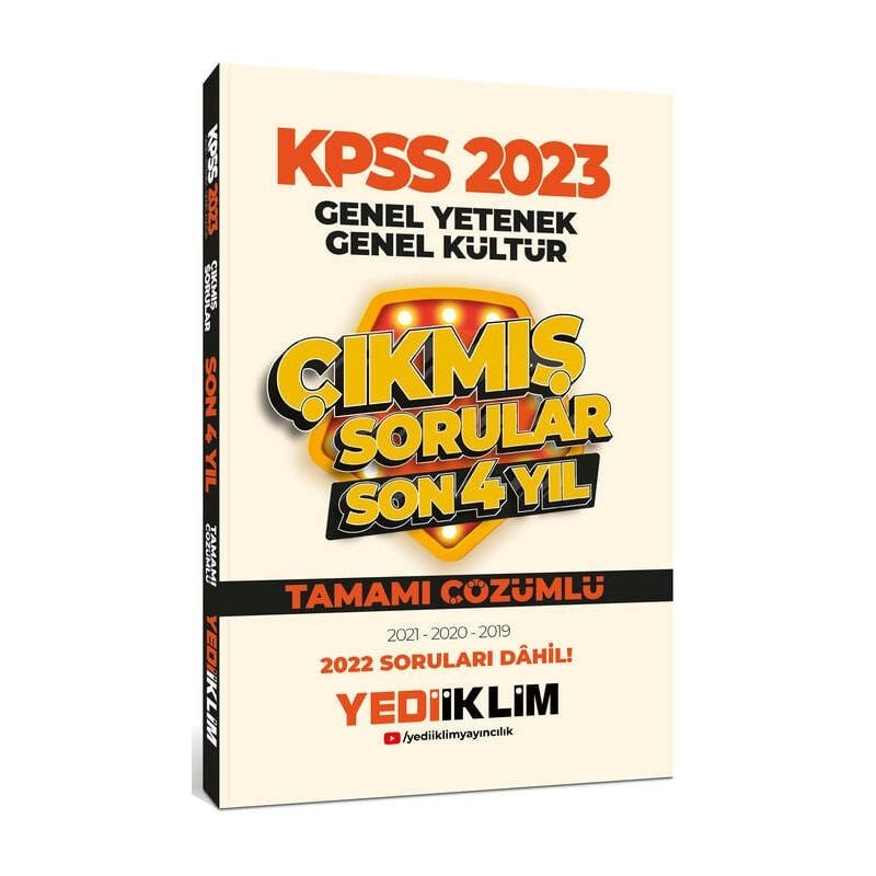 KPSS GY GK Son 4 Yıl Tamamı Çözümlü Çıkmış Sorular